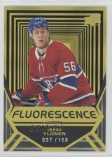 2021-22 Upper Deck Series 2 Fluorescence Gold 37/150 Jesse Ylonen #FL-23 0zu