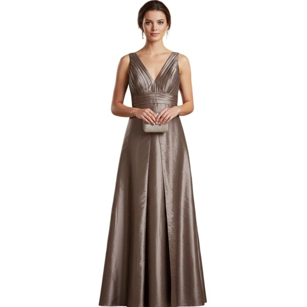 Ivory Taffeta Sleeveless Bridesmaid Dresses for sale | eBay