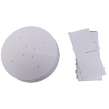 PTUWODS Schuhschrank, um 360 Grad drehbar, Karussell, rund - Beschädigt -