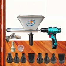 Mortar Grout Gun Portable Cement Caulking Gun Pointing Grouting Caulking with 9