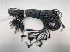 13 PACK Roland Stereo TRS Patch Cables Wires Cords 1/4" Roland Trigger MDS-12