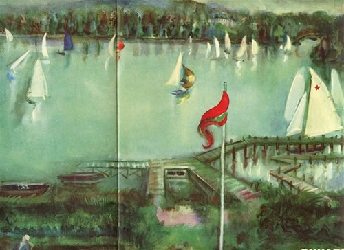 Cunard Line Luncheon Menu RMS Queen Elizabeth 1966