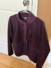 Victoria's Secret PINK Purple Sherpa Cozy Snap Fleece Jacket Size Small Euc — photo 2
