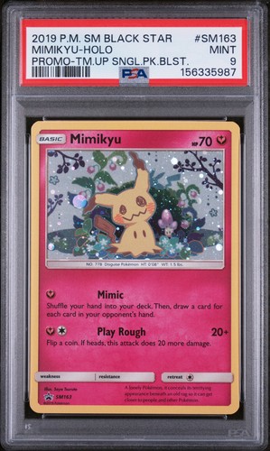 Mimikyu graded PSA 9 for sale on eBay