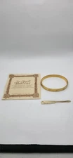 1970 Aldo Cipullo Gold EP Cartier Ultima II Charles Revson Love Bracelet - Small