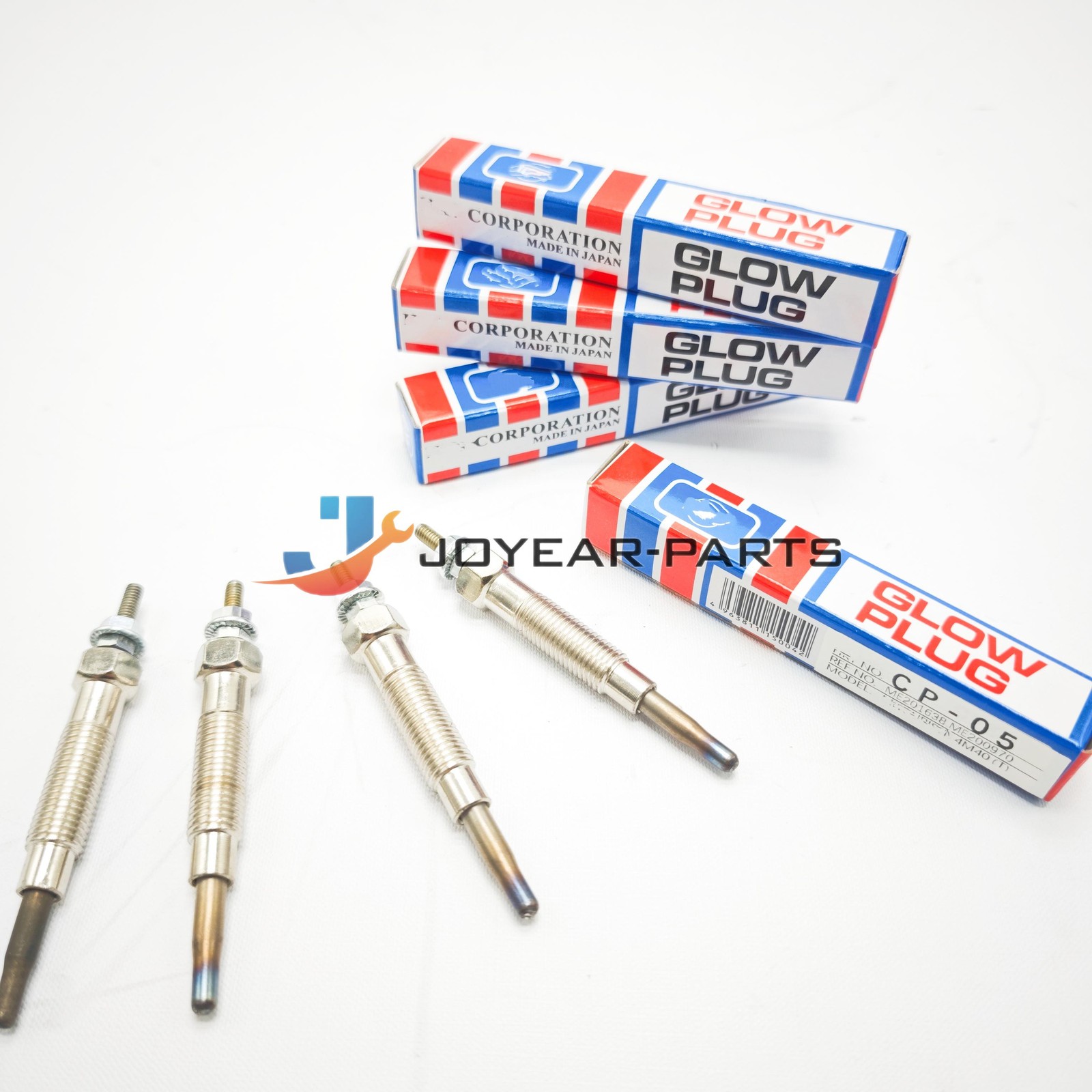 New 4X Glow Plug HKT CP-05 For Mitsubishi 4M40T 4M40 ME201638 ME200970