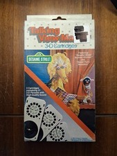 Talking View-Master Cartridges 3-D Sesame Street Big Bird Vintage 4429 Ex. Cond.