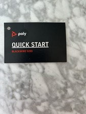 plantronics poly blackwire 5220 - New With Case
