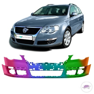 für VW Passat 3C B6 Stoßstange vorne ohne PDC ohne SRA 05-10 Limo Variant LACKIE