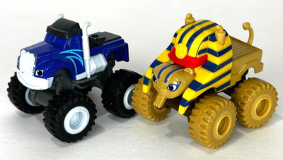 Blaze And The Monster Machines Sphinx Egyptian Pharoah and Crusher