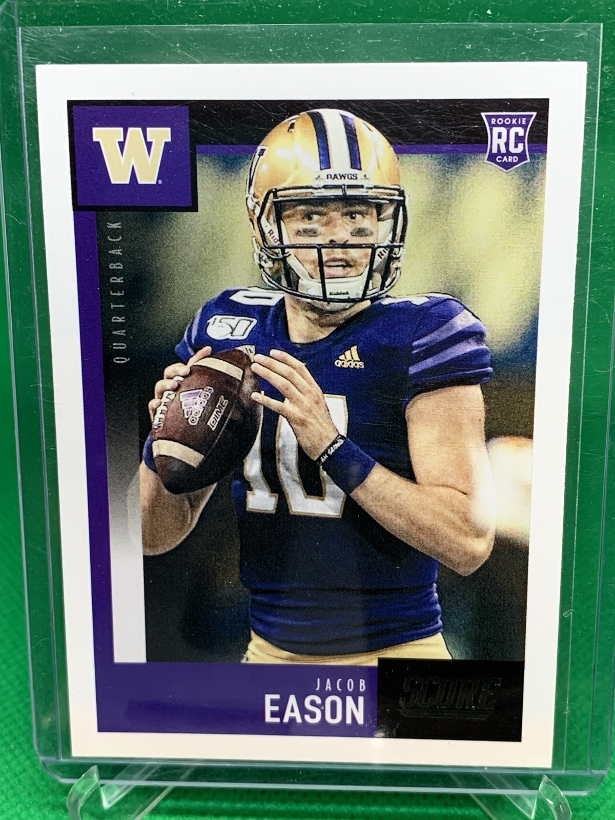 2020 Score - Rookies Jacob Eason #354 Purple (RC)