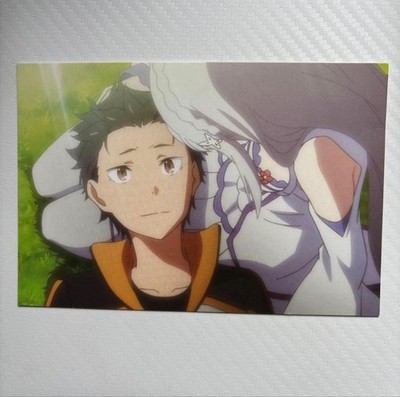 Re:Zero - Starting Life in Another World, Re:Zero, Subaru, Emilia, Postkarte