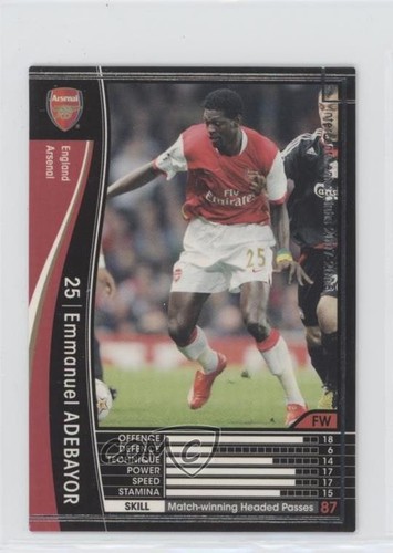 Sticker Panini Emmanuel Adebayor – French Foot 2006 – Neuf