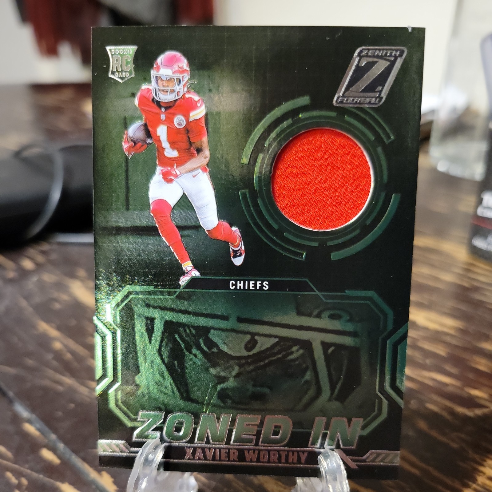 Xavier Worthy Panini National Treasures Tremendous Treasures Relics #XWY Base