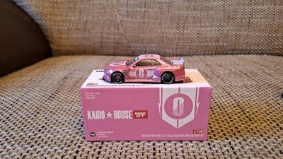 Mini GT KAIDO HOUSE Nissan Skyline GT-R R34 Kaido Racing Factory V1. Neuwertig.