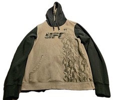 Sudadera con Capucha UFC Venum Mujer Auténtica Semana de la Lucha Verde Ejército/Negro Grande