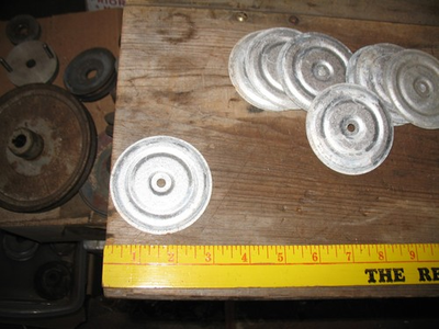 #ad VTG LARGE 3quot;x1 4 GALVANIZED WASHERS RESTORATION PROJECT RECLAIM GARDEN LOT OF 12 $12.00