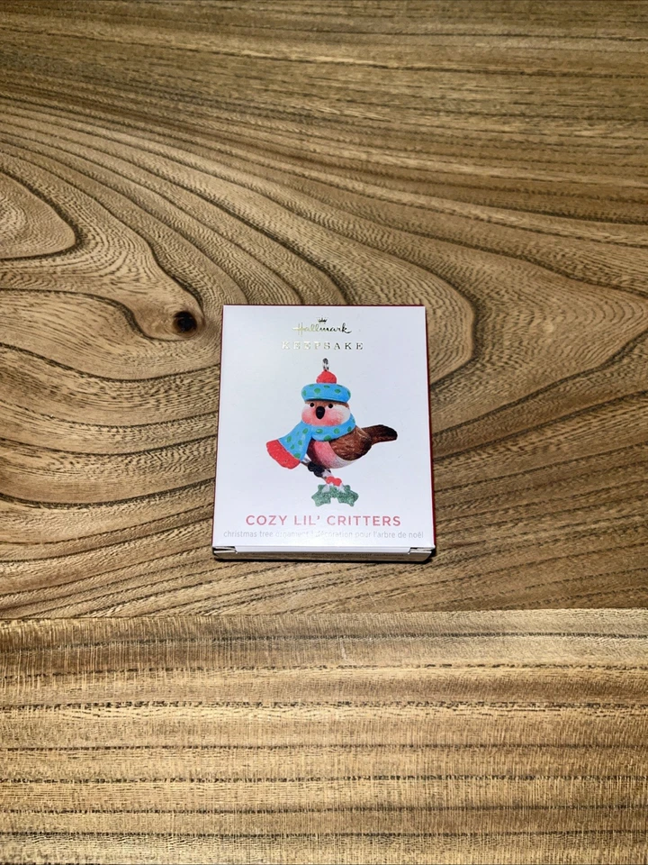 2021 Hallmark Ornament COZY LIL' CRITTERS 3rd in series ~ MINIATURE ~ NIB