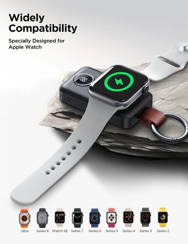 Joyroom 2000mAh Portable Wireless Charger for Apple Watch USB-C JR-WQW01 - Picture 8 of 9