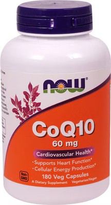 Worldwide 2 X NOW CoQ10 -- 60 mg - 180 Vcaps�