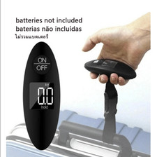1pc Portable Luggage Scale 40kg Digital Hanging LCD Travel Weigh - NEW