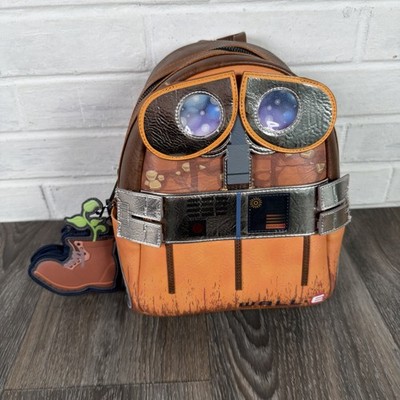 Loungefly Disney Pixar WALL-E Mini Backpack With Coin Purse Lenticular NWT New