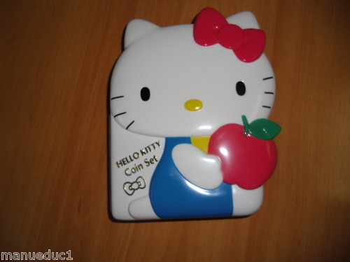manueduc   ESTUCHE CHINA JAPON  Coin Set modelo  HELLO KITTY  Muy Bonito  NUEVO - Picture 1 of 2