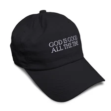 Soft Women Baseball Cap God Is Good All The Time Embroidery Dad Hats for Men