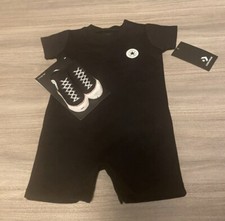 Converse All Star Baby Romper and Matching Booties 2pc Set- SZ 6 M