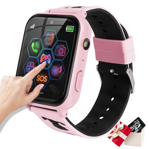 Kids Smart Watch with Music Player, Camera, Games, SOS Wrist Watch for Aged 3-14 - Picture 2 of 32