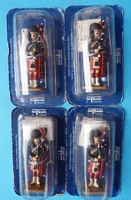 Lead soldier DELPRADO from the 2 wars - 4 Black Watch pipers English 1914