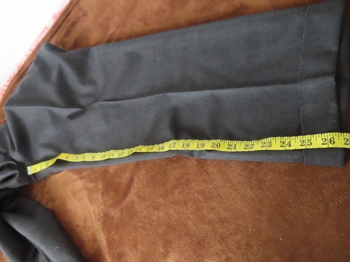 Ralph Lauren Wool Pants Purple Label 36 (36x26.5) Gray Pleated Cuffed Italy - Picture 10 of 12