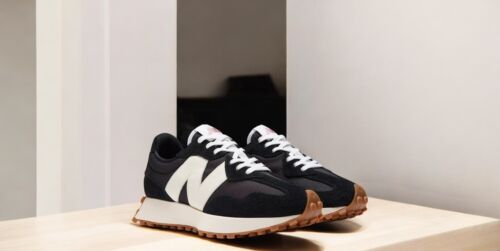 New Balance Women's 327 Shoes - Size: 11 - Color: Black/White/Gum