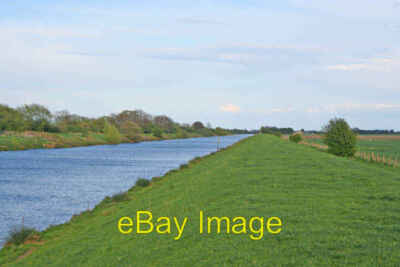 Photo 6x4 River Witham Langrick Bridge Looking downstream. The public foo c2008