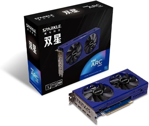 Sparkle Intel Arc A380 Twin Graphics Card, Gaming GPU 6GB GDDR6 Dual-Fan - Picture 3 of 5