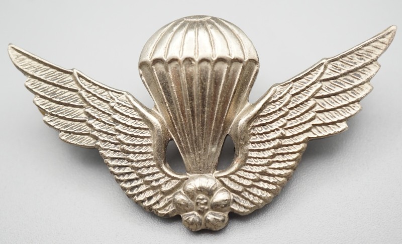 Korean War ROK Navy Marine Corps Airborne Parachute Jump Wings Badge
