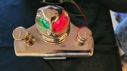 Vintage Boston Whaler Montauk Bronze Bow Light 1970s - Picture 2 of 6