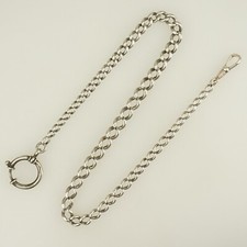 RARE Antique Silver Chain Pocket Watch for Men's fusee repeater tourbillon RAR