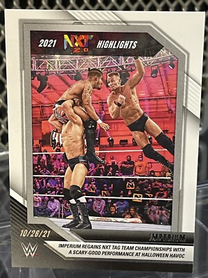 2022 Panini NXT Imperium WWE Wrestling Card #33 Tag Team Ludvig Kaiser & Vinci
