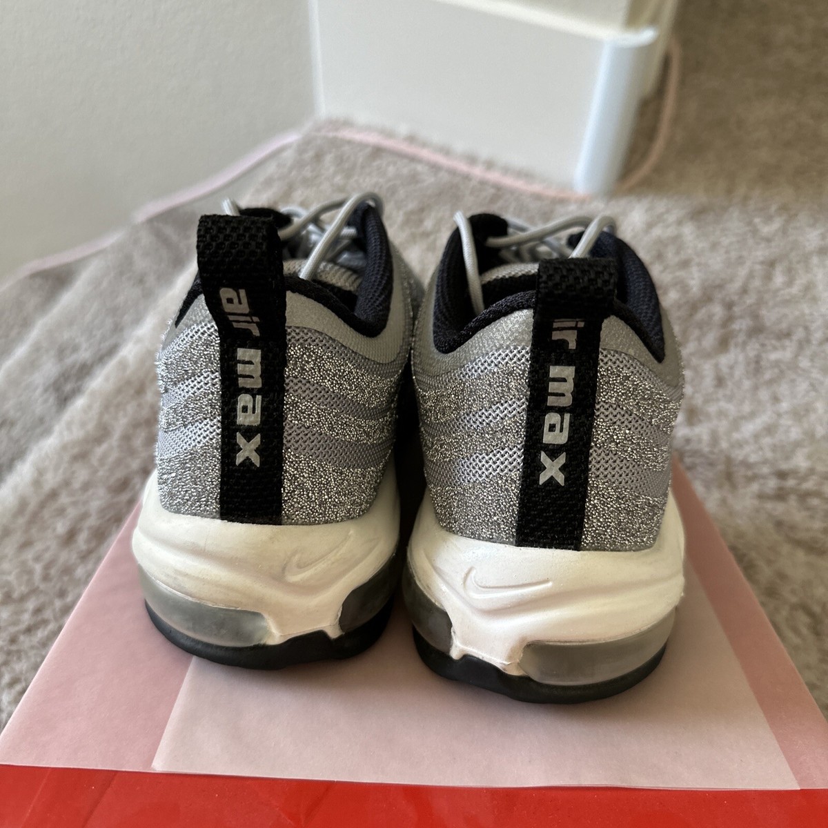 2017 Nike Air Max 97 LX Swarovski Silver Bullet Women's