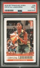 2016 Rittenhouse WNBA PSA 9 Crystal Langhorne Seattle Storm Maryland Terrapins 