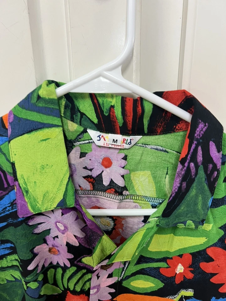 Jams World Lil' People Boy's M Multicolor Flower Vibes Collection NWT - Image 3 of 4