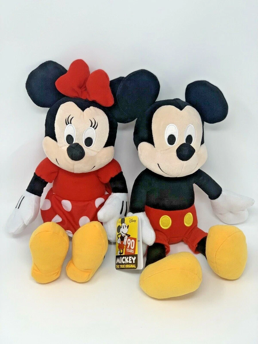 Disney Mickey And Minnie Mouse 90 Years Plush Kohl s Cares eBay