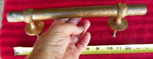 Vintage BAR FOOT REST SOLID BRASS 12 INCH 3LBs / GRAB RAIL FOR STAIRCASE