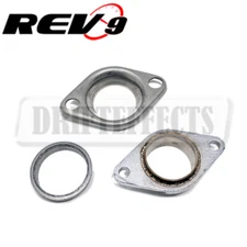 Rev9 Exhaust Header Test Pipe Graphite Donut Gasket w. Collector Flange Set 2.5"