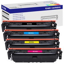 4-Pack W2100A Toner Cartridge replacement for HP LaserJet Pro MFP 4301fdn 4201dw