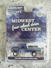Greenlight Exclusive Midwest Fwd Center 1974 Ford 250 Wcamper Shell Seriel 2021