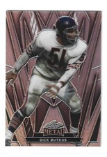 2024 Leaf Metal Football Dick Butkus Silver Prismatic Base # 31
