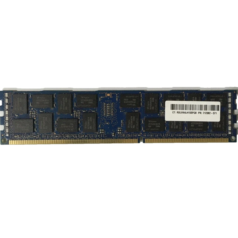Hynix 8GB (1x8GB) 2Rx4 PC3-14900R DDR3-1866 ECC/REG Server RAM HMT31GR7EFR4C-RD - Image 2 of 3