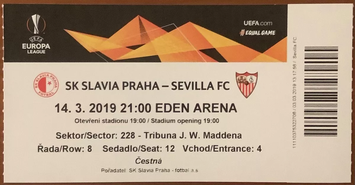 Sevilla FC v SK Slavia Praha: - UEFA Europa League